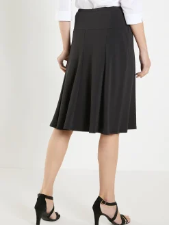 Jupe évasée entièrement élastiquée