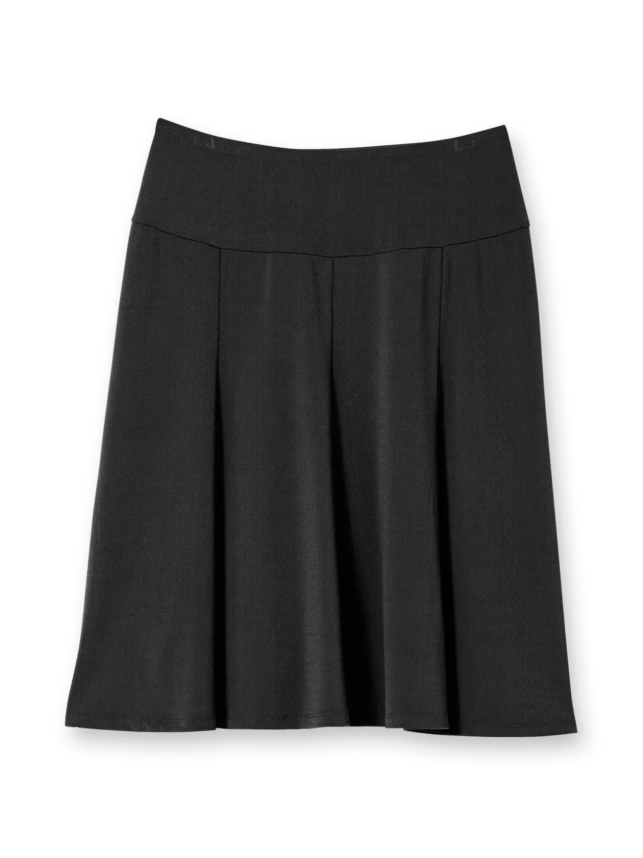 Jupe évasée entièrement élastiquée