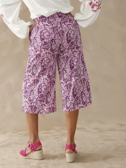 Jupe-culotte entièrement élastiquée