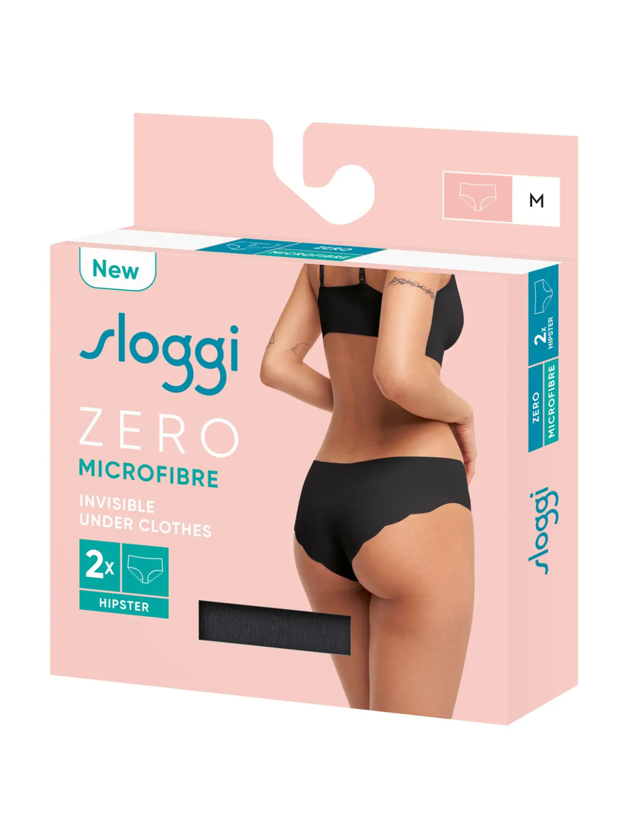 Lot 2 shorties ZERO Microfibre Hipster