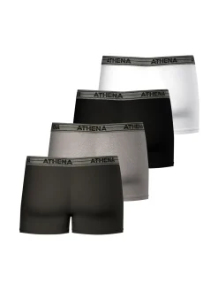 Lot de 4 boxers Basic Coton