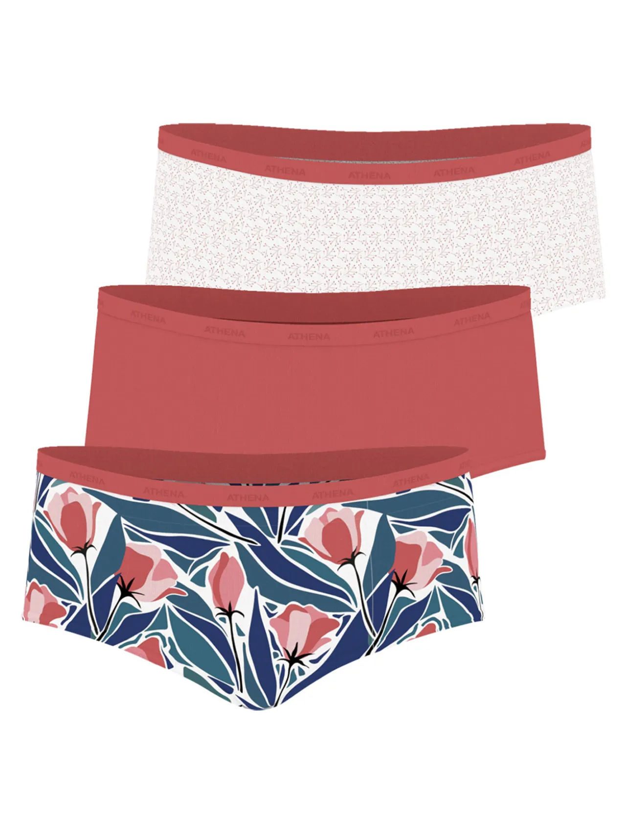 Lot de 3 boxers Mode Ecopack