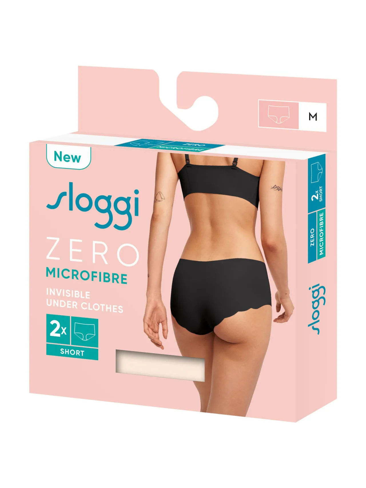 Lot de 2 boxers ZERO Microfibre Hipster