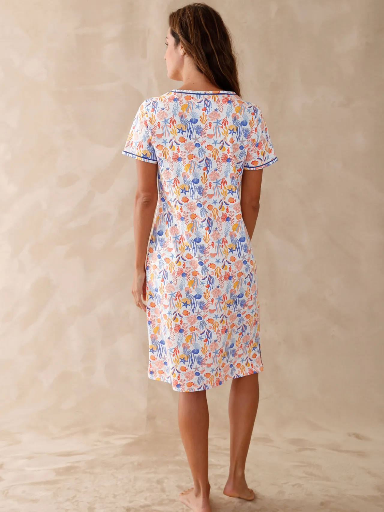 Lot de 2 chemises de nuit courtes