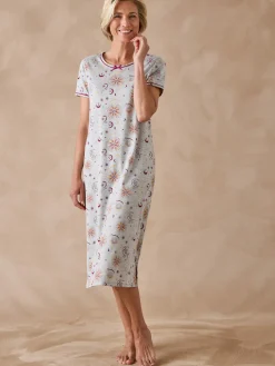 Lot de 2 chemises de nuit longues