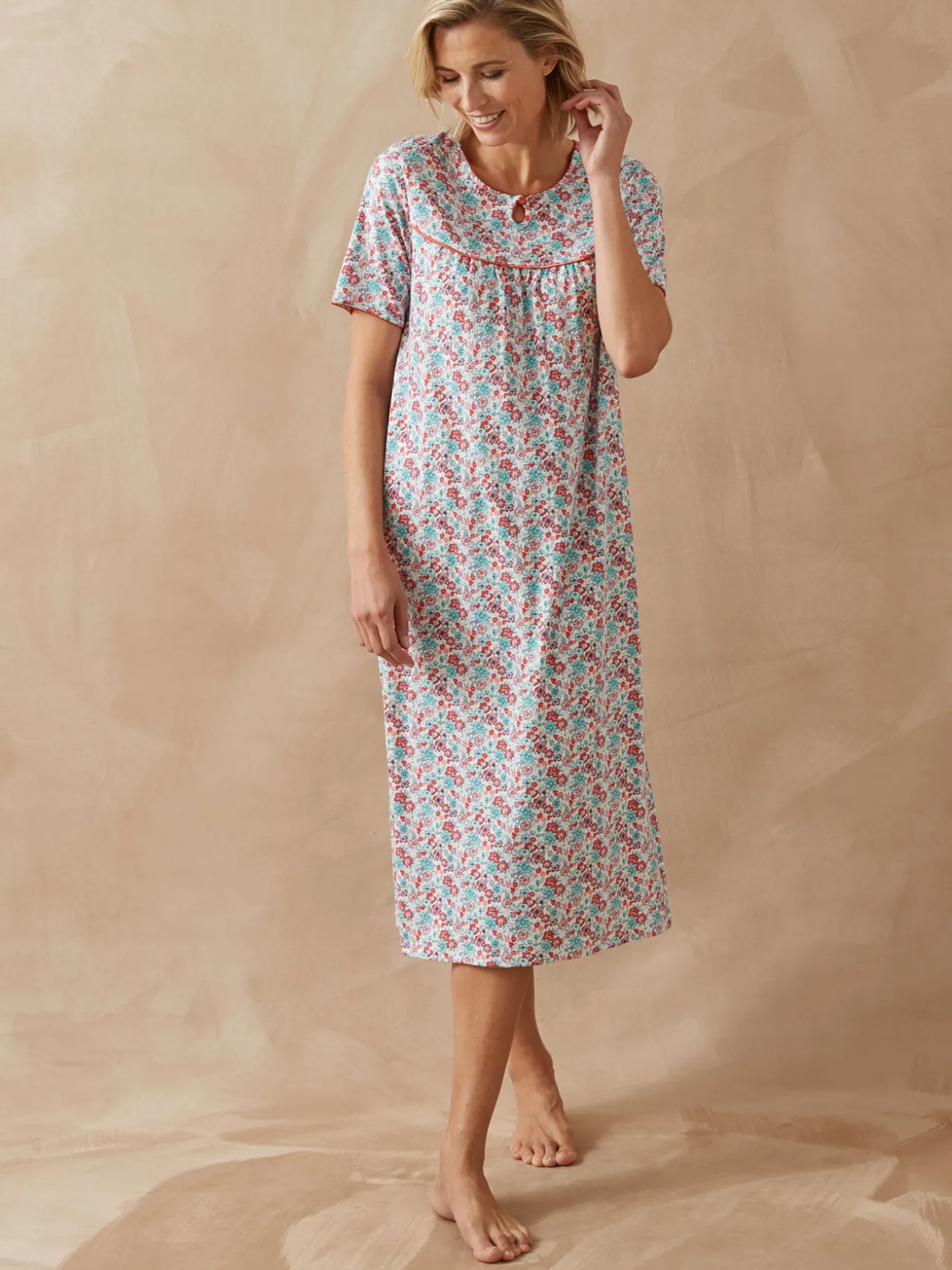 Lot de 2 chemises de nuit longues