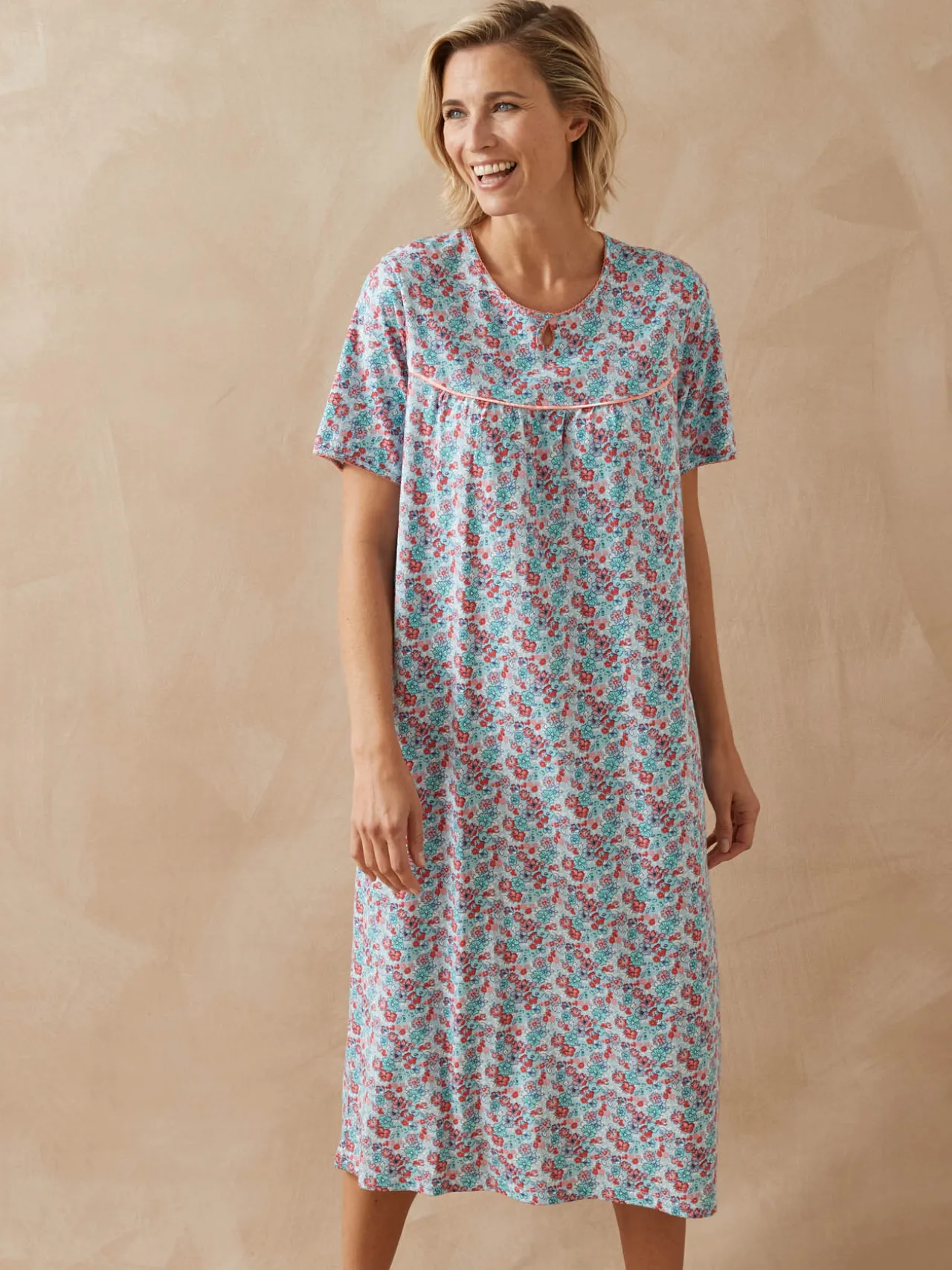 Lot de 2 chemises de nuit longues