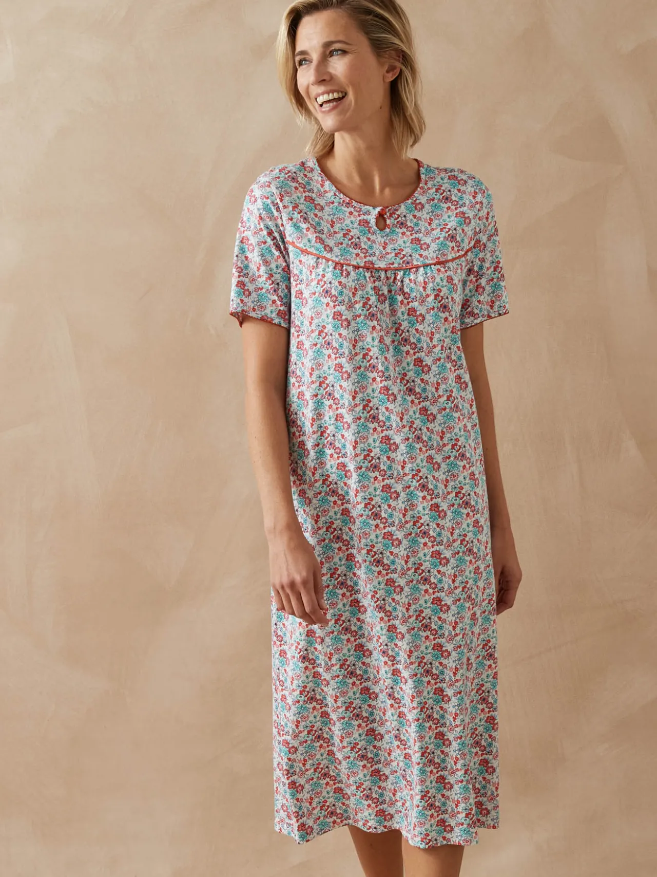 Lot de 2 chemises de nuit longues