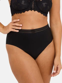 Lot de 2 culottes hautes Invisible Coton