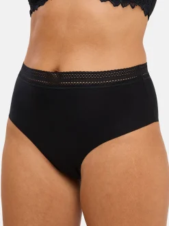 Lot de 2 culottes hautes Invisible Coton