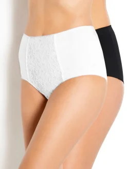 Lot de 2 culottes maxi effet ventre plat