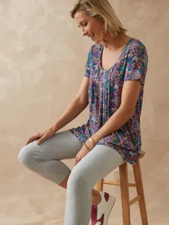 Lot de 2 leggings courts