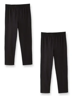 Lot de 2 leggings courts