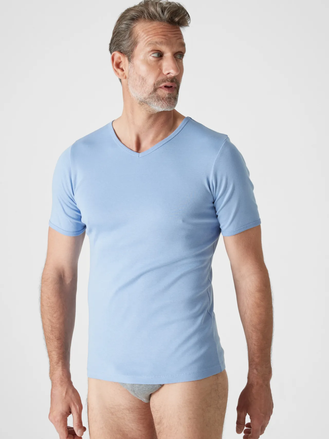 Lot de 3 maillots de corps col V