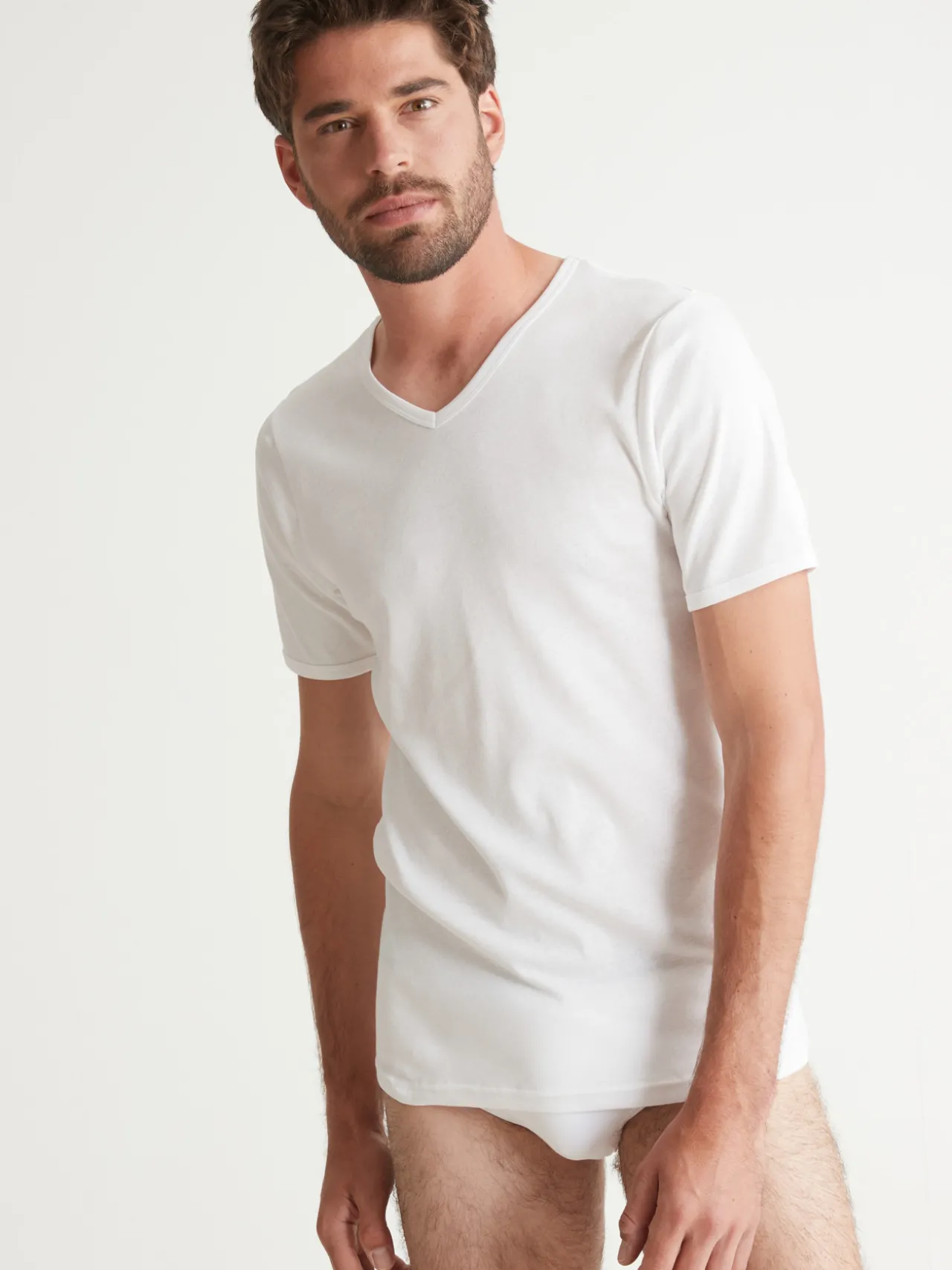 Lot de 3 maillots de corps col V