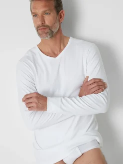 Lot de 2 maillots de corps chauds col V