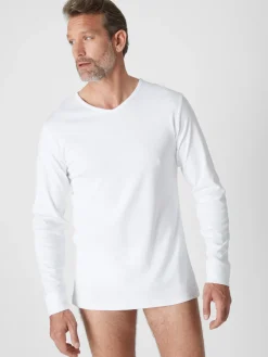 Lot de 2 maillots de corps chauds col V