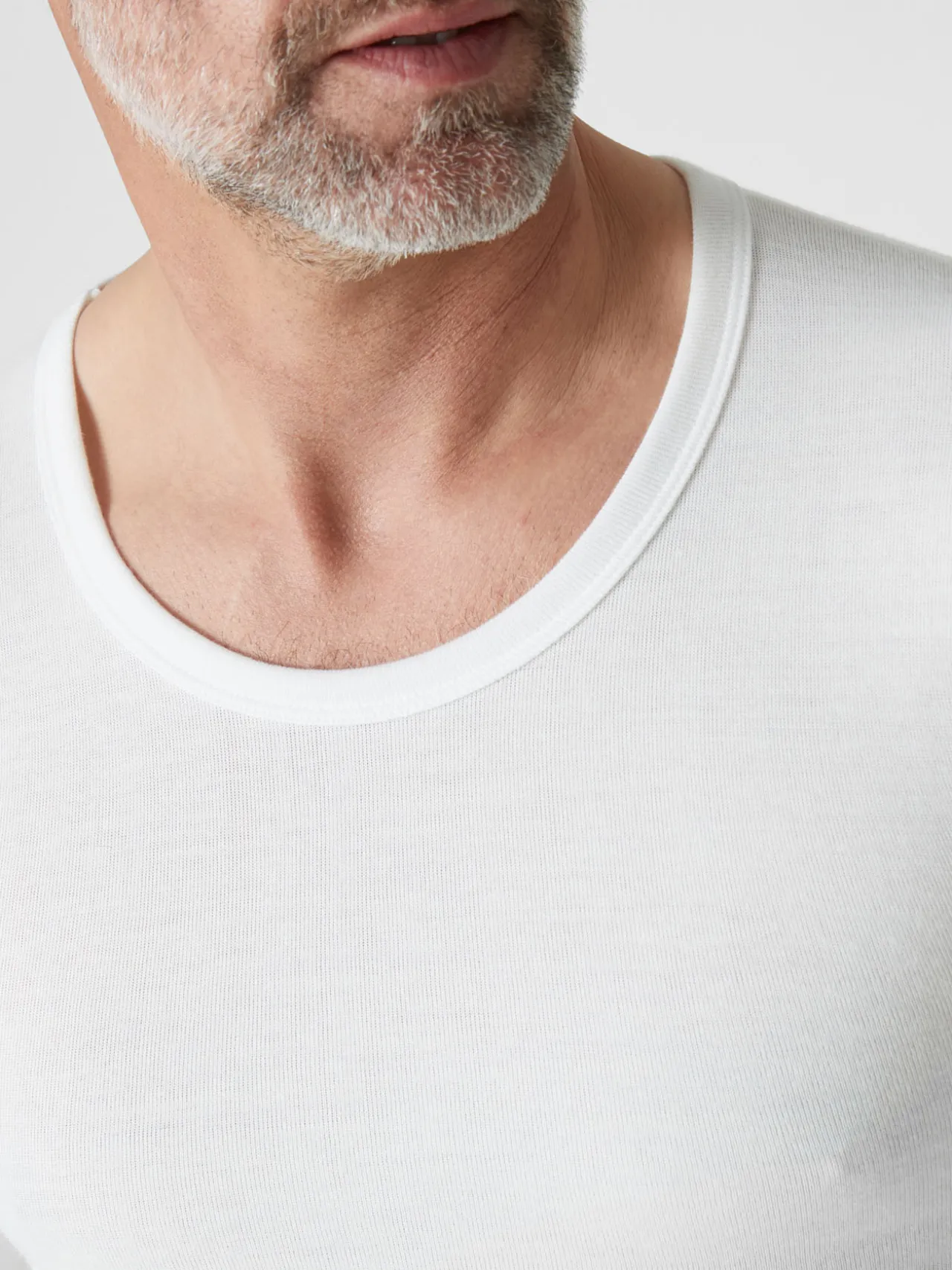 Lot de 2 maillots de corps coton/laine