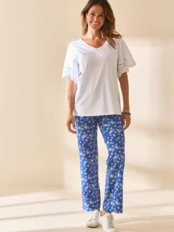 Lot de 2 pantalons élastiqués en maille