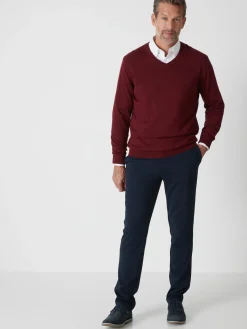 Lot de 2 pulls col V