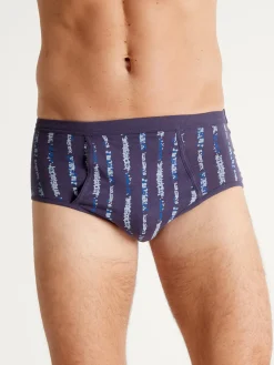 Lot de 4 slips hauts ouverts pur coton