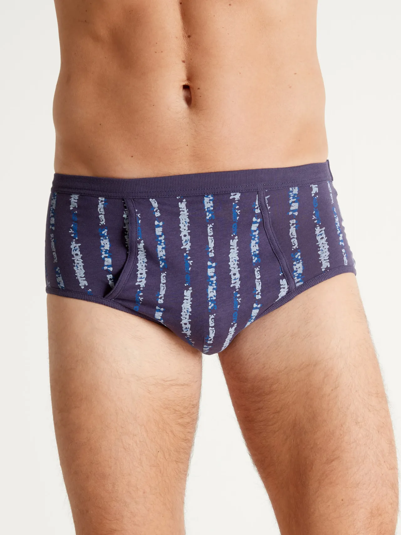 Lot de 4 slips hauts ouverts pur coton