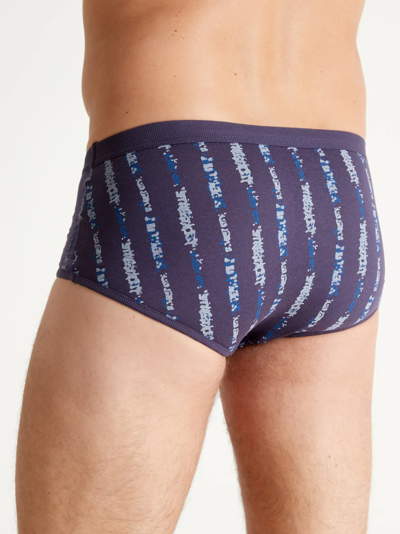 Lot de 4 slips hauts ouverts pur coton