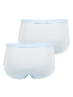 Lot de 2 slips ouverts taille haute