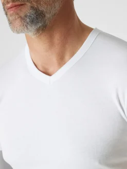 Lot de 2 tee-shirts col V coton bio