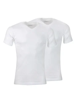 Lot de 2 tee-shirts col V Duo Choc