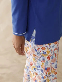 Lot pyjacourt + pyjama maille pur coton