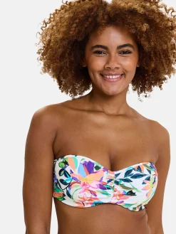 Maillot de bain bandeau à armatures