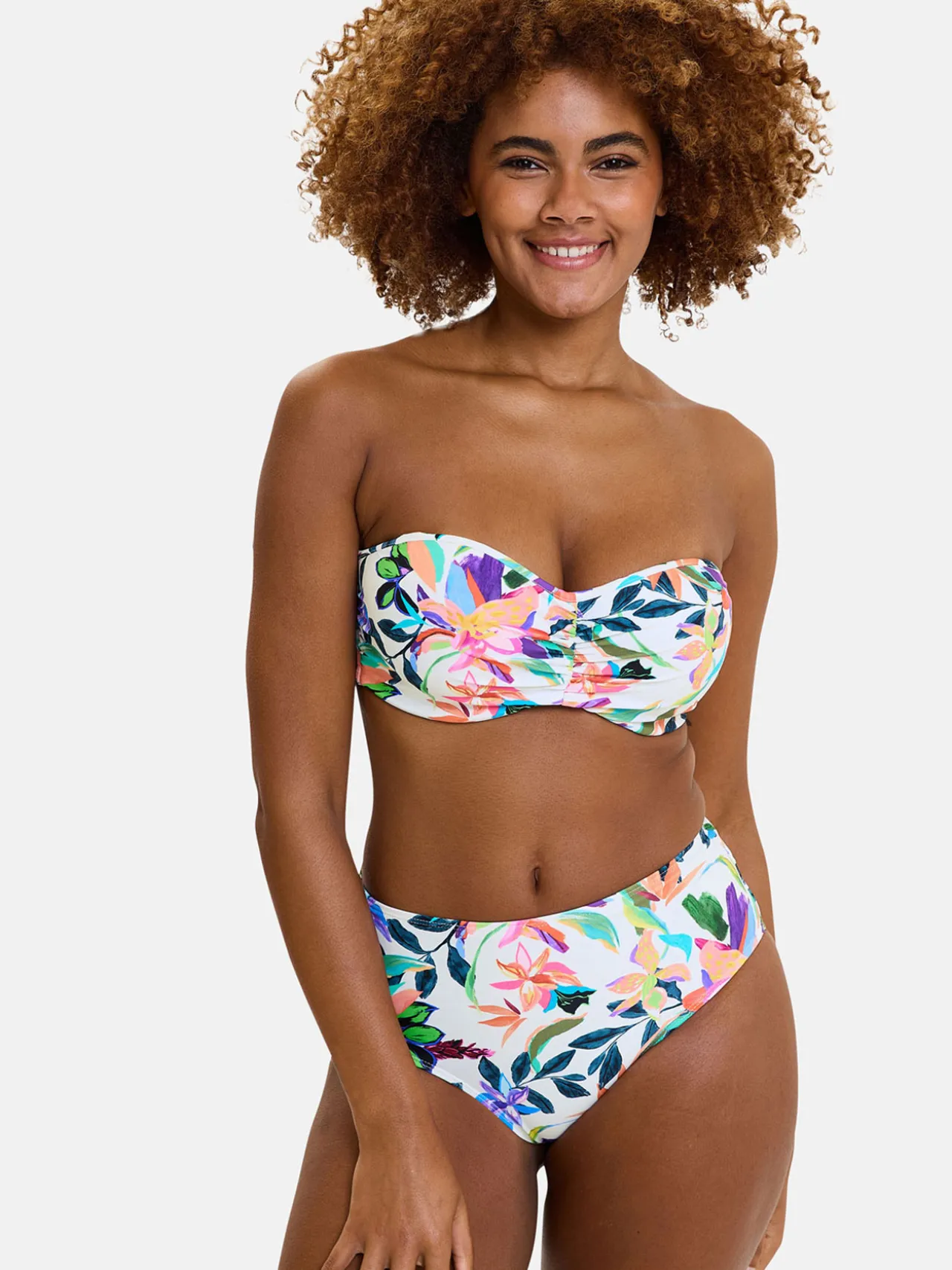 Maillot de bain bandeau à armatures