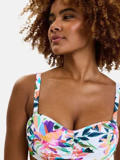 Maillot de bain bandeau à armatures