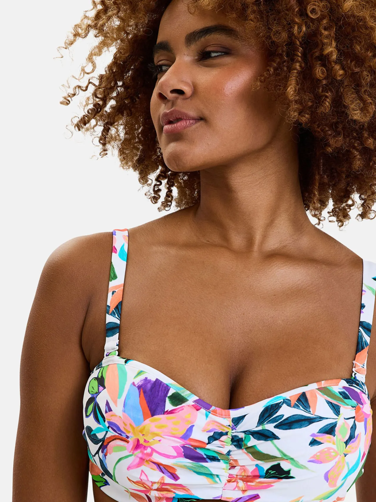 Maillot de bain bandeau à armatures