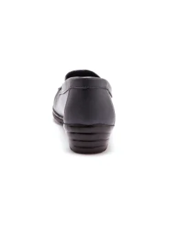 Mocassins à plateau lisse grande largeur