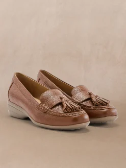 Mocassins à pompons