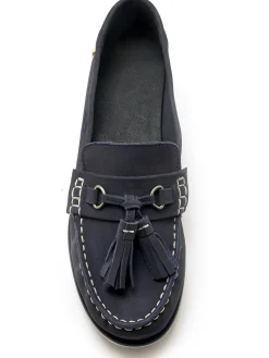 Mocassins à pompons