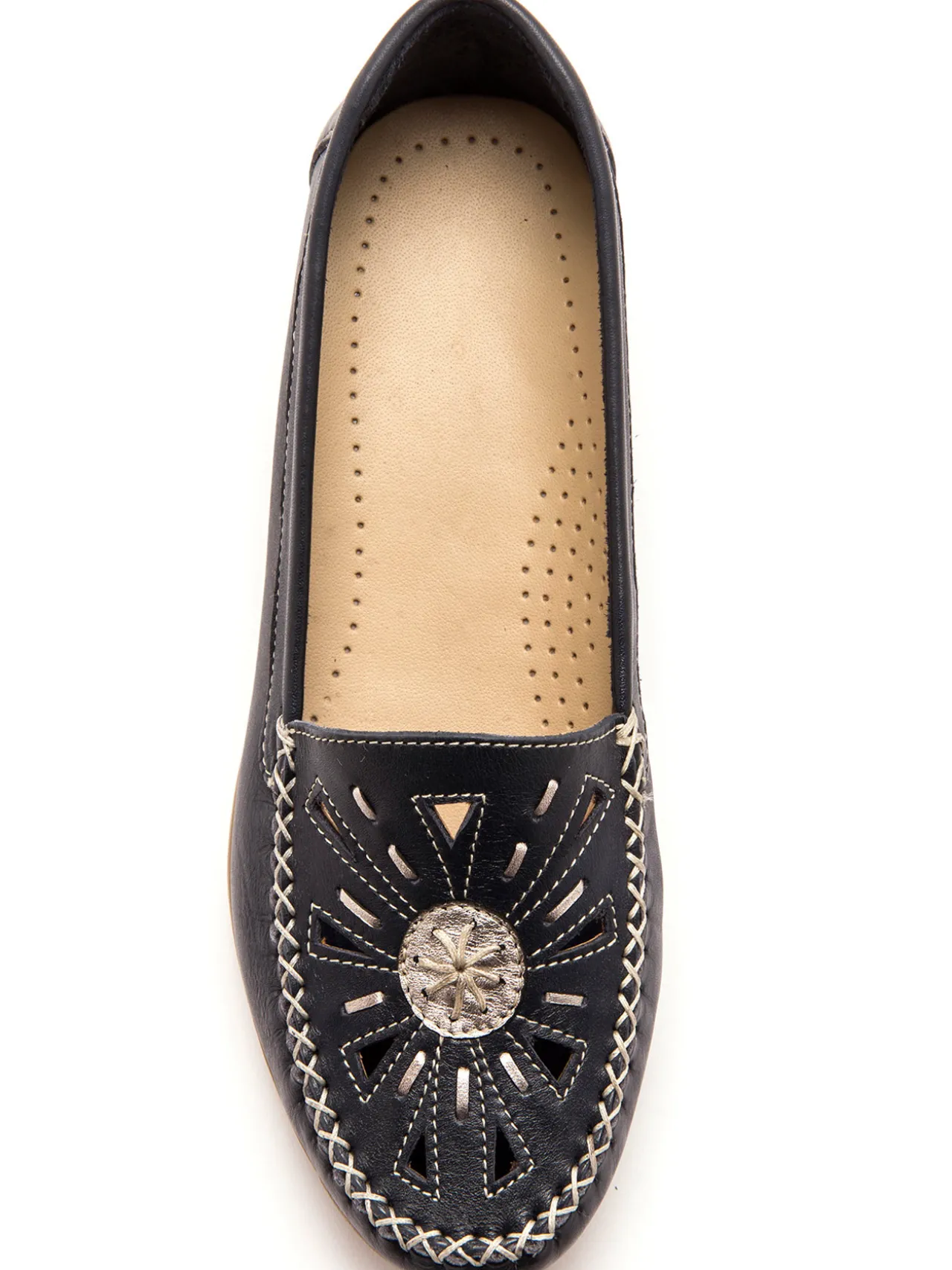 Mocassins ajourés largeur confort