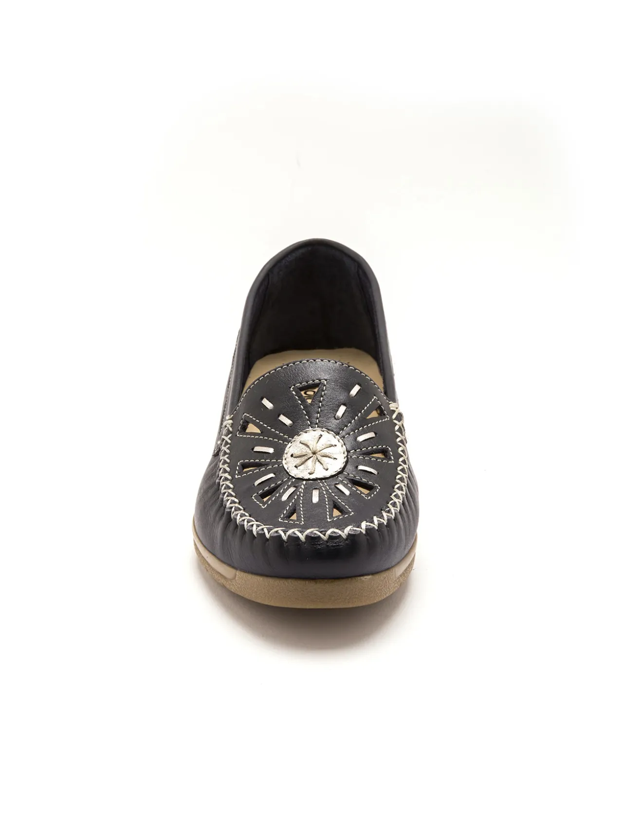 Mocassins ajourés largeur confort