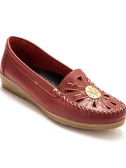 Mocassins ajourés largeur confort