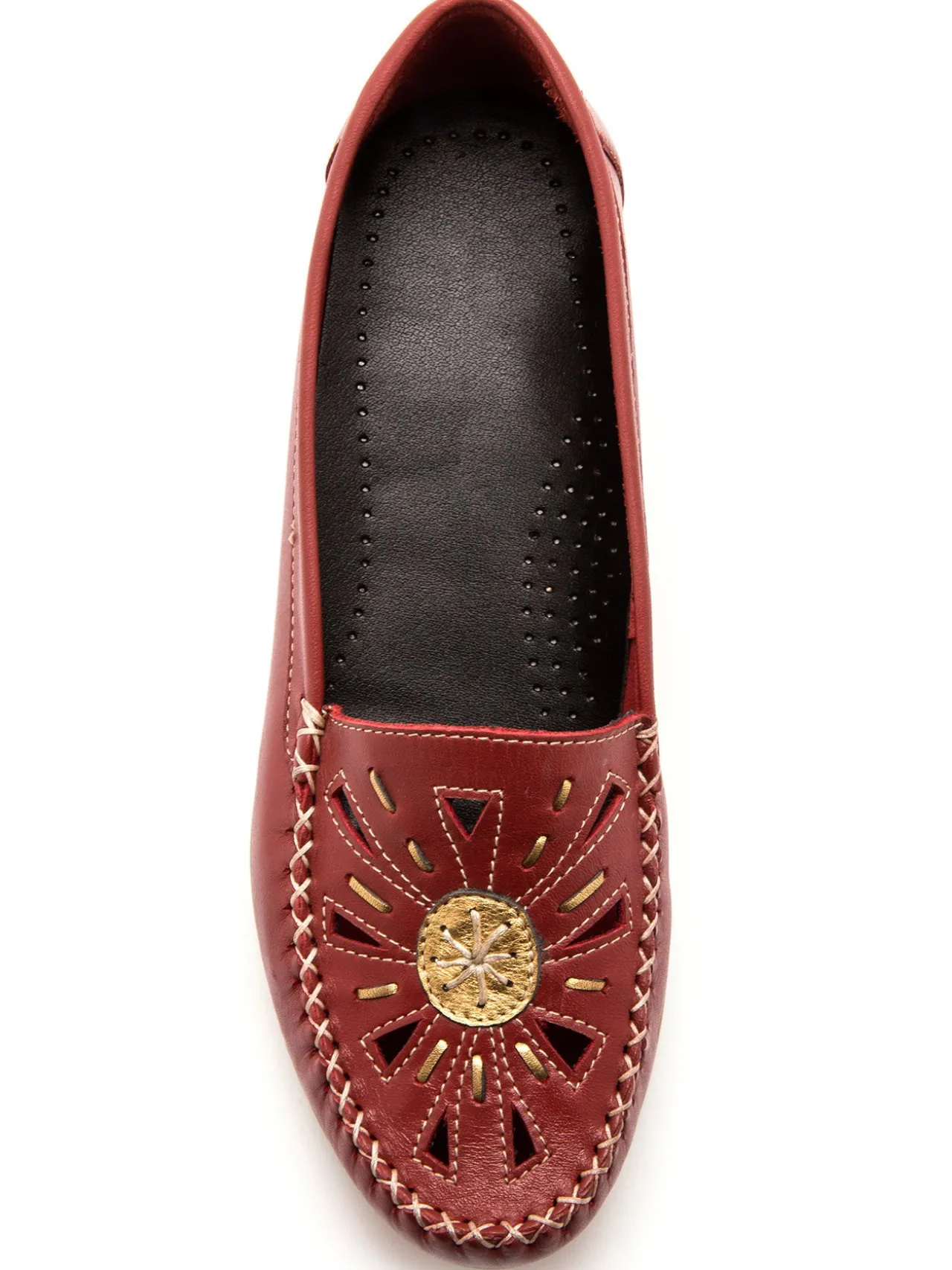 Mocassins ajourés largeur confort