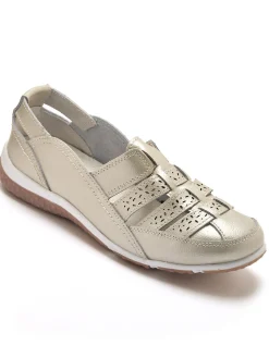 Mocassins ajourés élastiqués