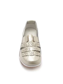 Mocassins ajourés élastiqués