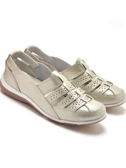 Mocassins ajourés élastiqués