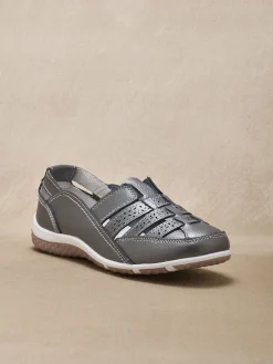 Mocassins ajourés élastiqués