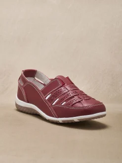 Mocassins ajourés élastiqués