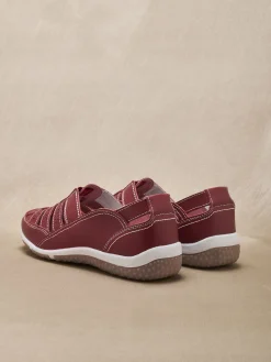 Mocassins ajourés élastiqués