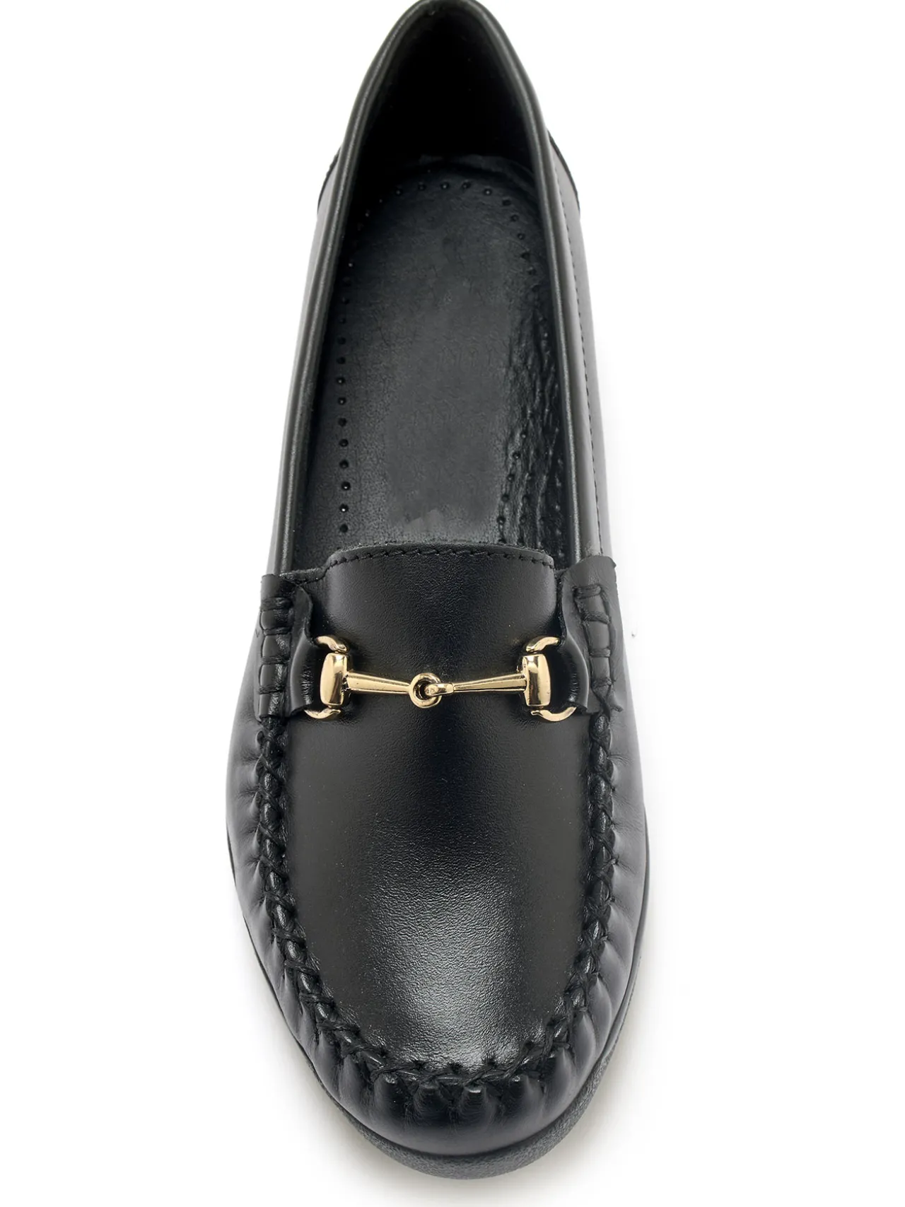 Mocassins boucle étrier grande largeur