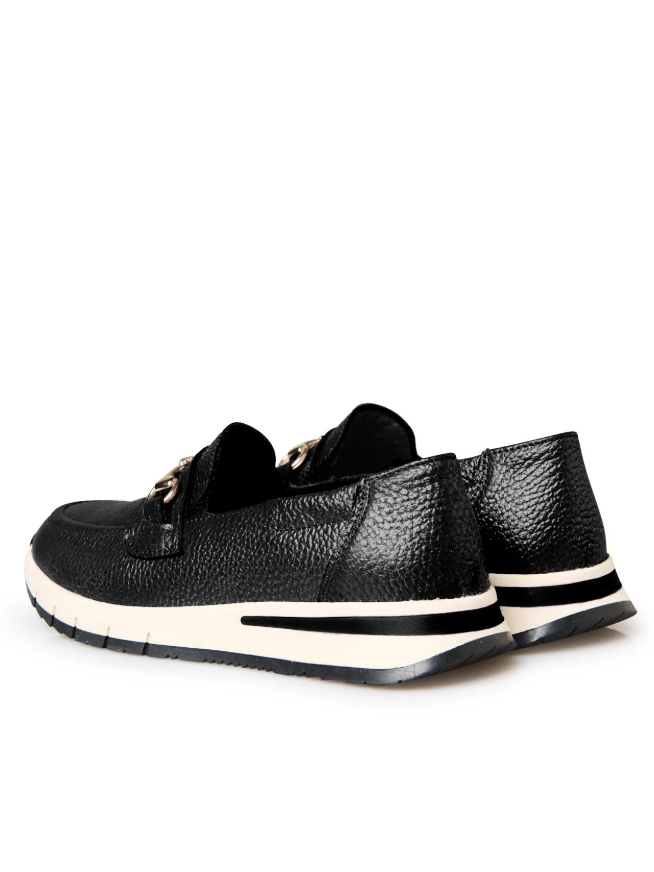 Mocassins compensées élastiqués côtés